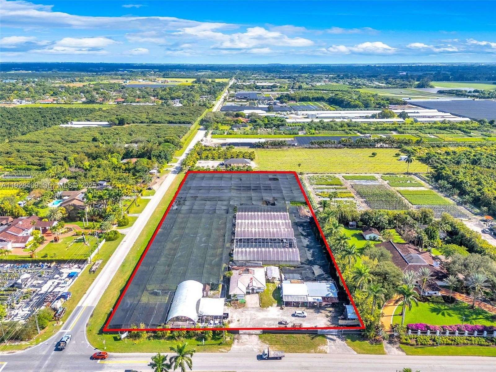5.16 Acres of Residential Land with Home for Sale in Homestead, Florida