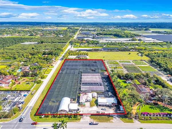 5.16 Acres of Residential Land with Home for Sale in Homestead, Florida