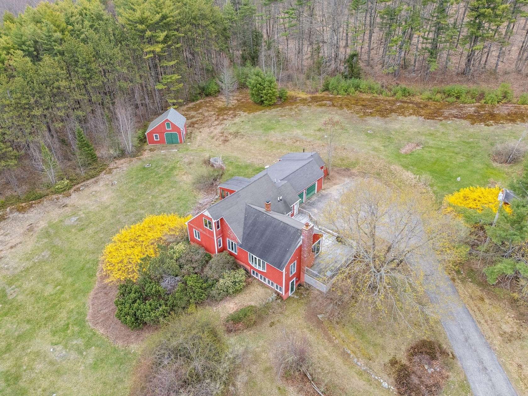 3.45 Acres of Land with Home for Sale in Parsonsfield, Maine