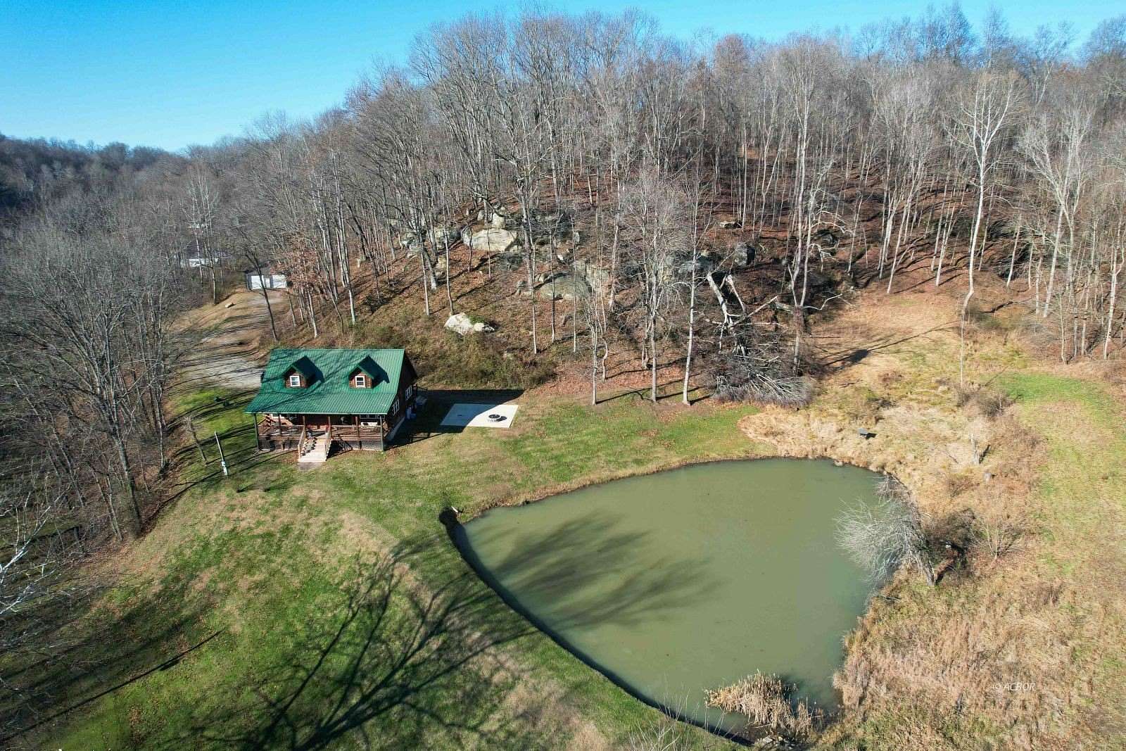 30 Acres of Recreational Land with Home for Sale in Rutland, Ohio