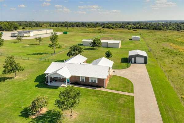 2.5 Acres of Land with Home for Sale in Shawnee, Oklahoma