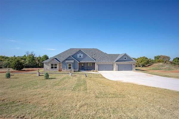8.8 Acres of Residential Land with Home for Sale in Wayne, Oklahoma