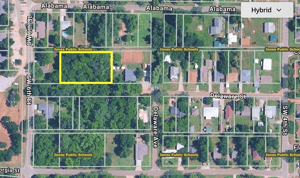 0.57 Acres of Residential Land for Sale in Jones, Oklahoma