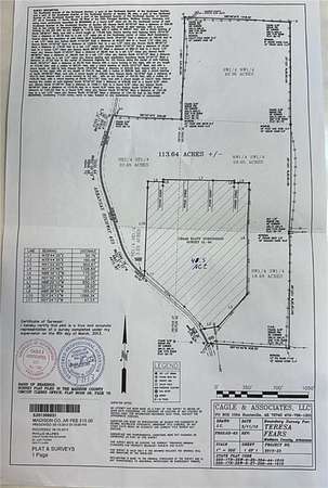 113 Acres of Mixed-Use Land for Sale in Huntsville, Arkansas