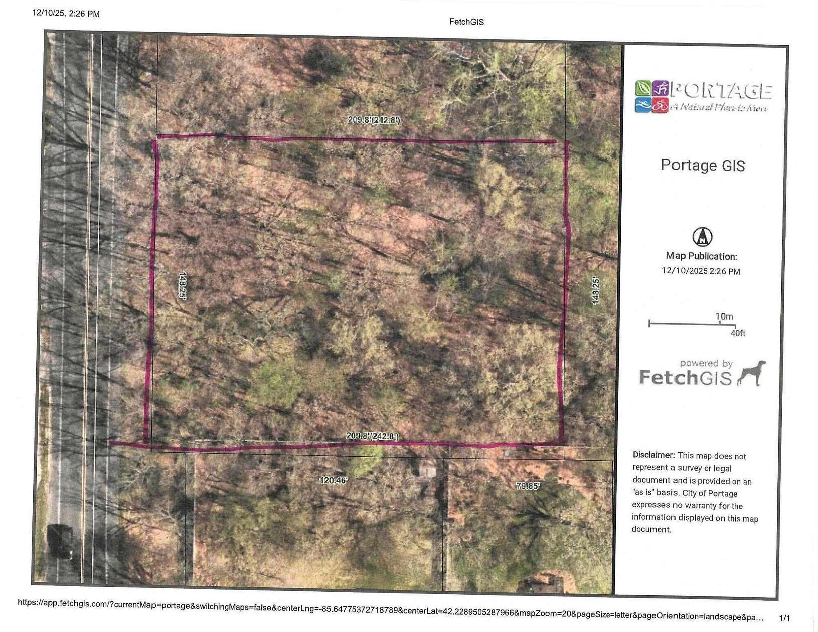 0.71 Acres of Commercial Land for Sale in Portage, Michigan
