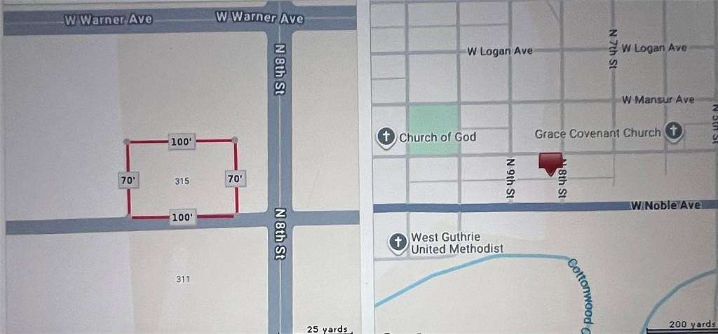 0.16 Acres of Residential Land for Sale in Guthrie, Oklahoma