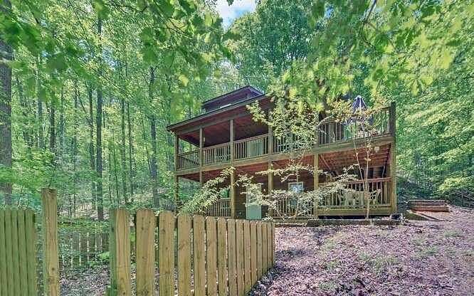 21 Acres of Recreational Land with Home for Sale in Blairsville, Georgia