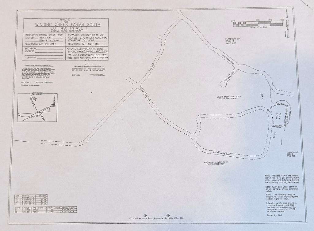 1.78 Acres of Residential Land for Sale in Spencer, Tennessee