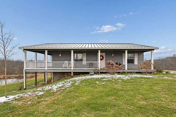 28.3 Acres of Recreational Land with Home for Sale in Moores Hill, Indiana