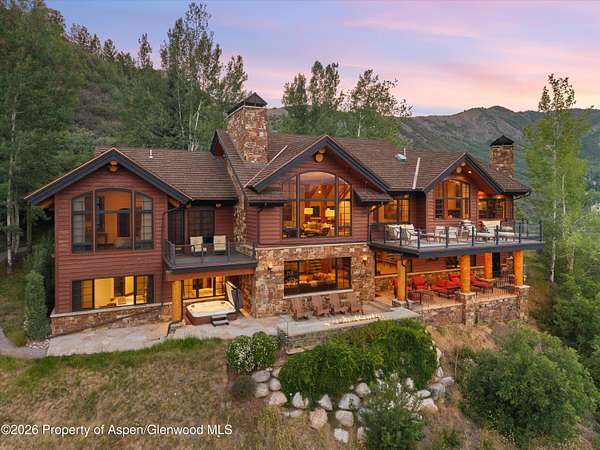 4.65 Acres of Land with Home for Sale in Snowmass Village, Colorado