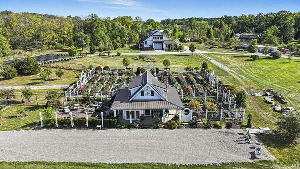 24 Acres of Agricultural Land with Home for Sale in Leo, Indiana