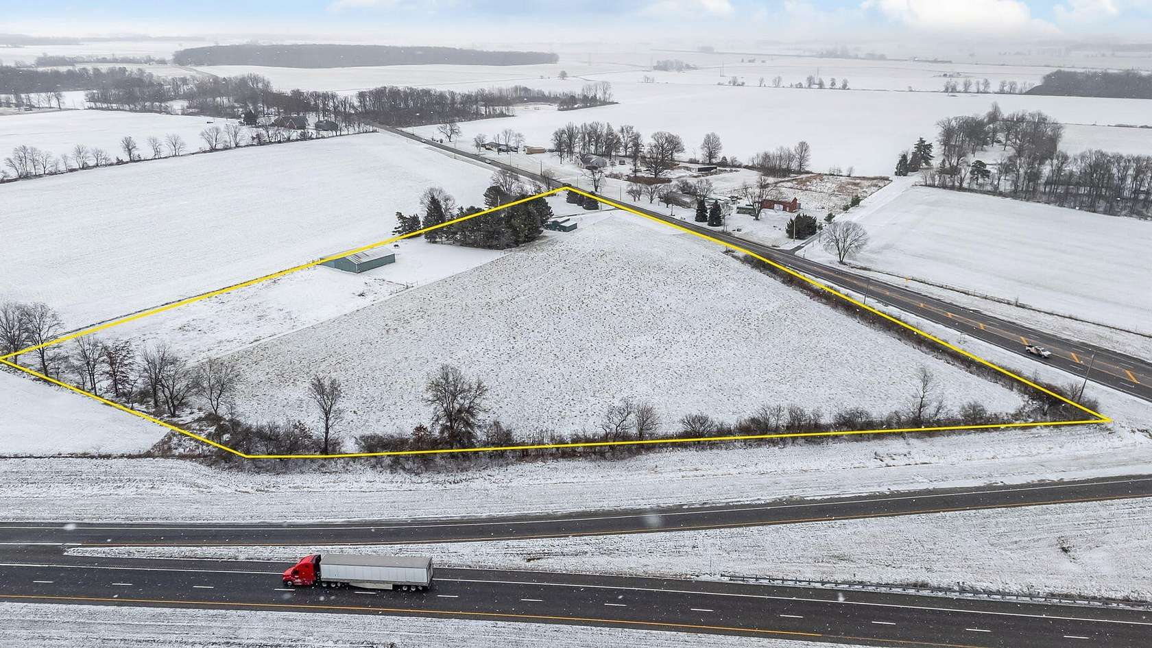 10.3 Acres of Land with Home for Auction in Marion, Ohio