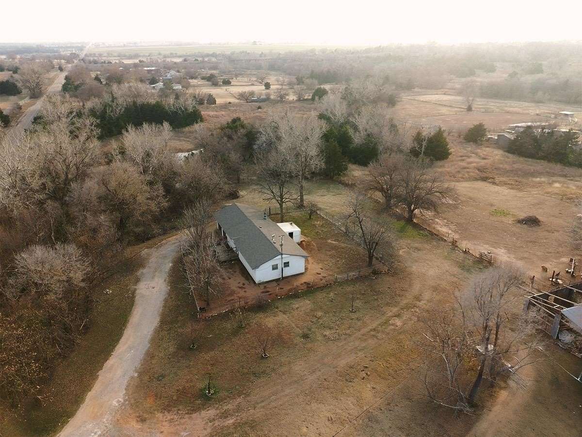 10 Acres of Recreational Land with Home for Sale in Enid, Oklahoma