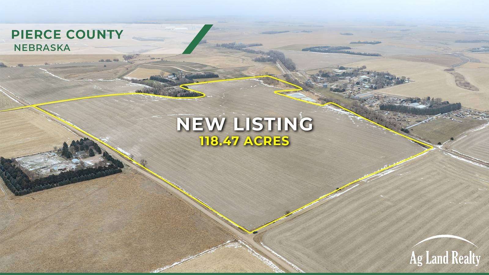 118 Acres of Agricultural Land for Sale in McLean, Nebraska
