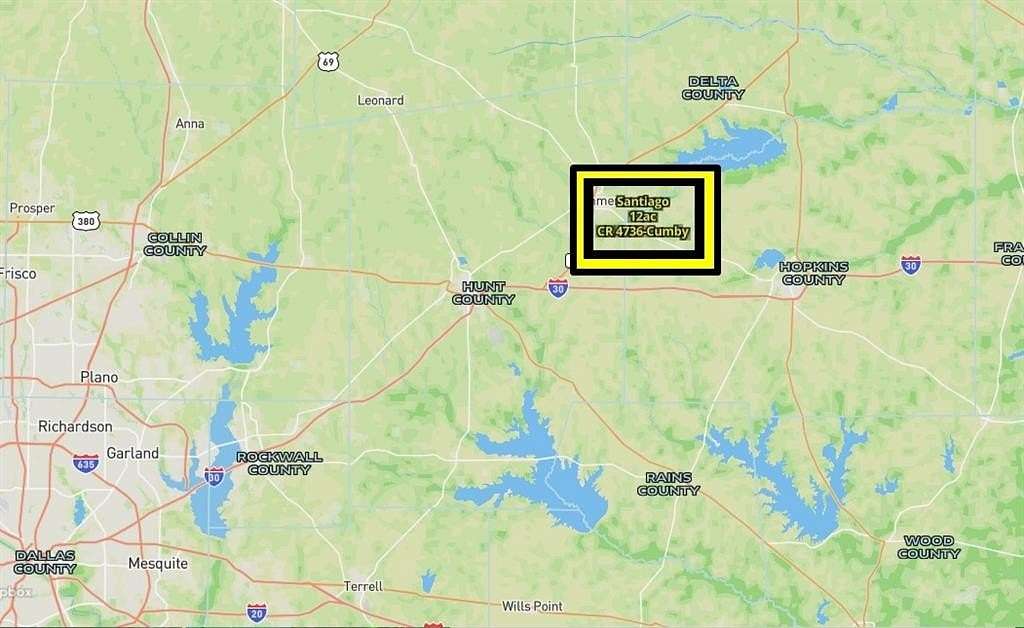 12.1 Acres of Land for Sale in Cumby, Texas