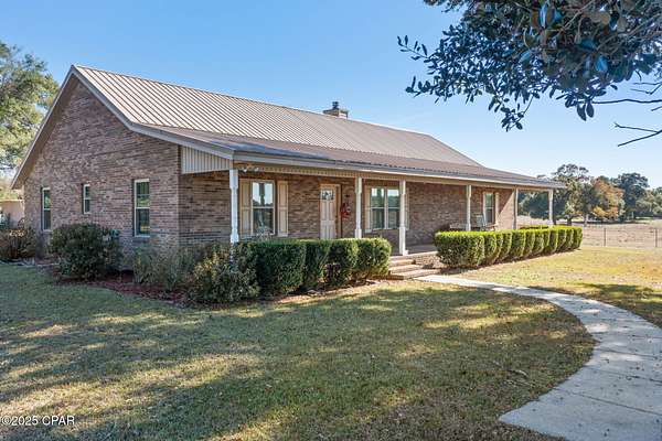 91 Acres of Land with Home for Sale in Greenwood, Florida