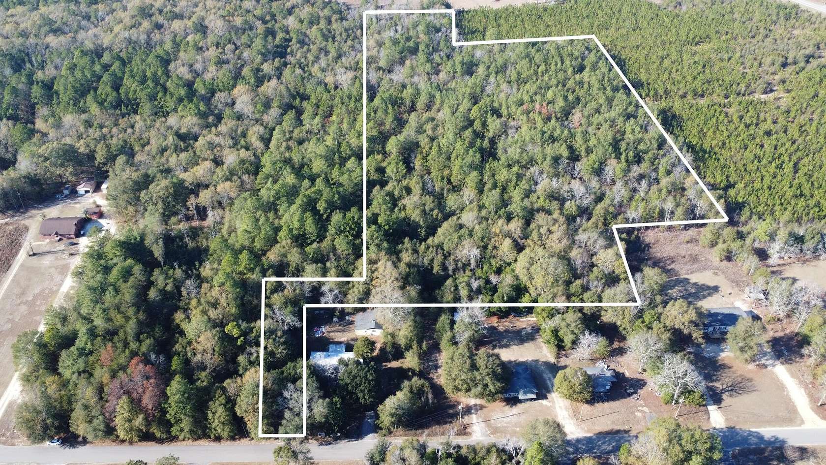 10.5 Acres of Improved Recreational Land for Sale in Wagener, South Carolina