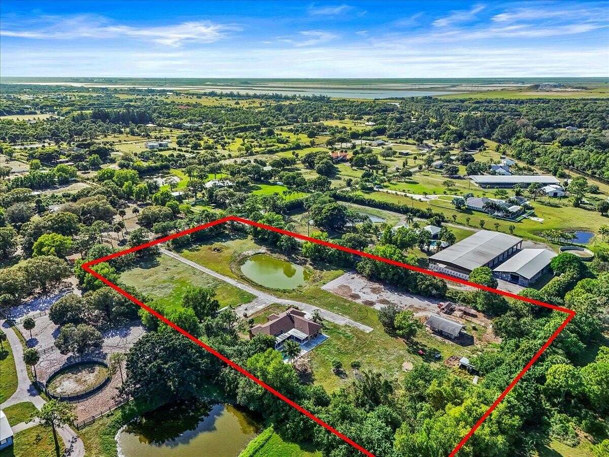 5 Acres of Land with Home for Sale in Loxahatchee Groves, Florida