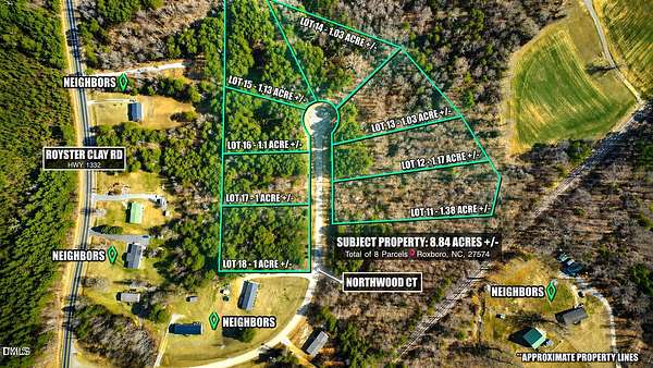 8.76 Acres of Residential Land for Sale in Roxboro, North Carolina