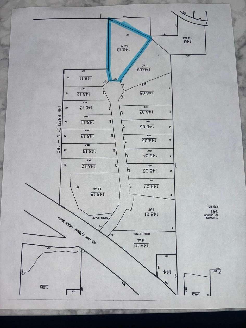 1.2 Acres of Residential Land for Sale in Tupelo, Mississippi