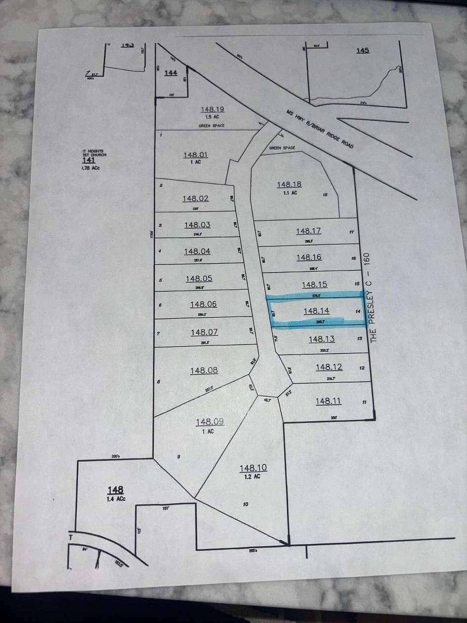 0.5 Acres of Residential Land for Sale in Tupelo, Mississippi