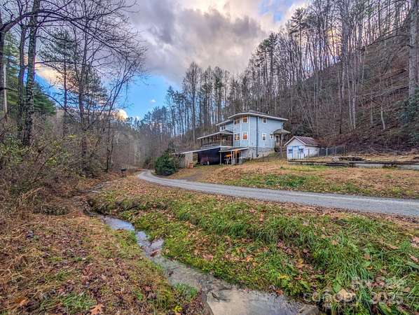 15.5 Acres of Land with Home for Sale in Green Mountain, North Carolina