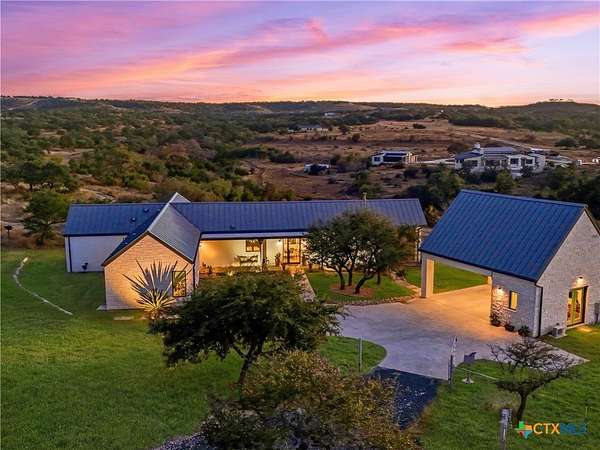 6.82 Acres of Land with Home for Sale in Johnson City, Texas