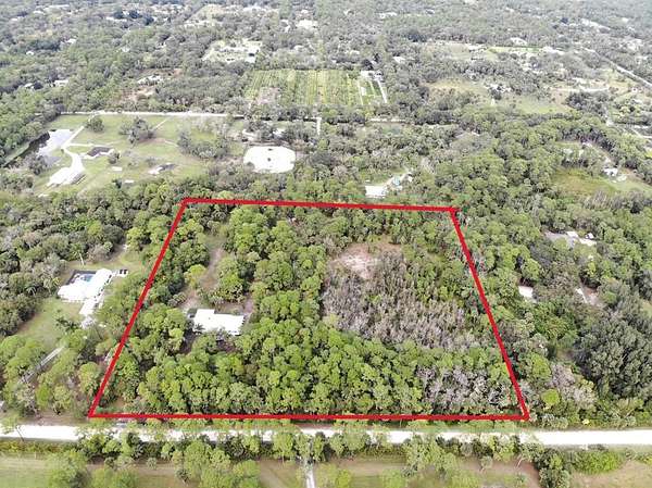 10 Acres of Land with Home for Sale in Palm City, Florida