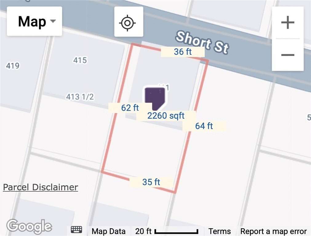 0.05 Acres of Residential Land for Sale in Monessen, Pennsylvania