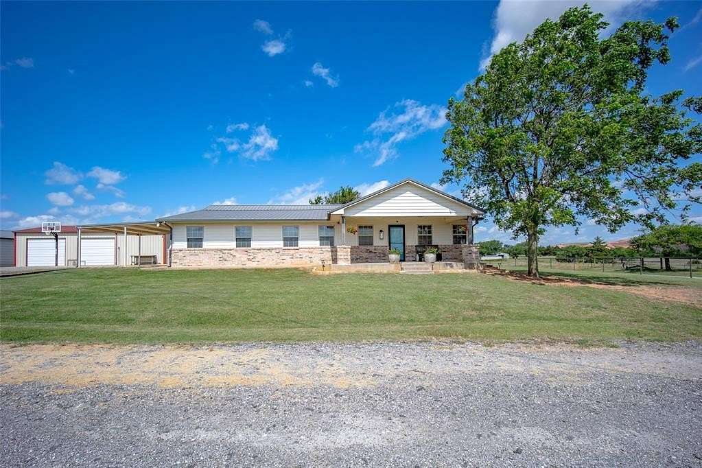 49.4 Acres of Land with Home for Sale in Ninnekah, Oklahoma