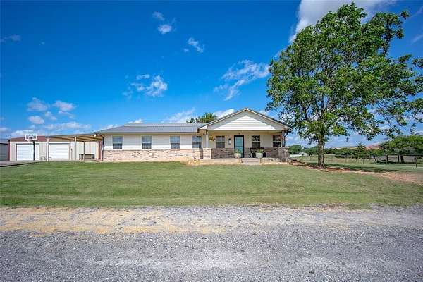 49.4 Acres of Land with Home for Sale in Ninnekah, Oklahoma