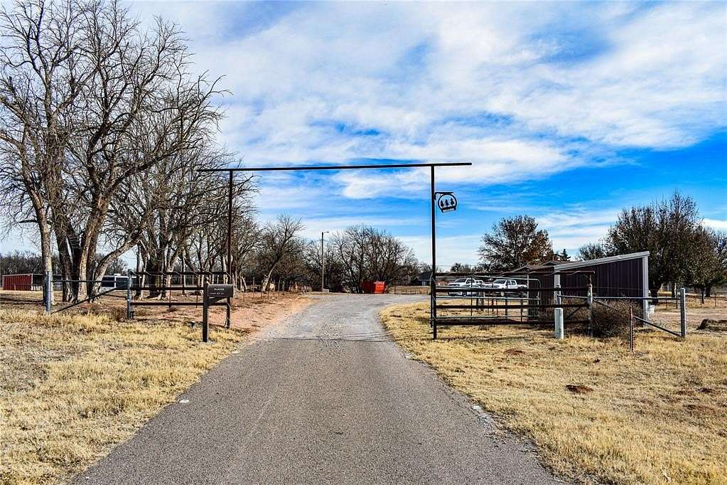 3.9 Acres of Residential Land with Home for Sale in Mangum, Oklahoma