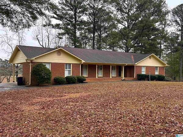 16.6 Acres of Land with Home for Sale in Wilsonville, Alabama