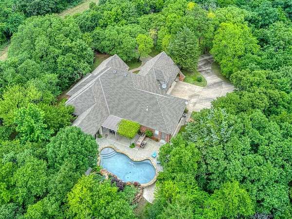 4.38 Acres of Land with Home for Sale in Edmond, Oklahoma