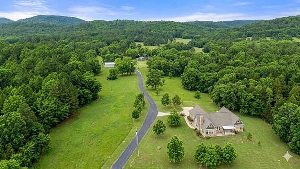 53 Acres of Recreational Land with Home for Sale in Tuskahoma, Oklahoma