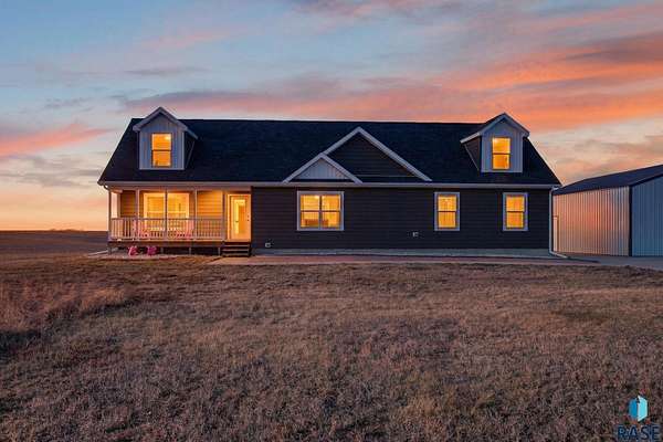 7 Acres of Residential Land with Home for Sale in Chancellor, South Dakota