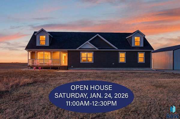 7 Acres of Residential Land with Home for Sale in Chancellor, South Dakota