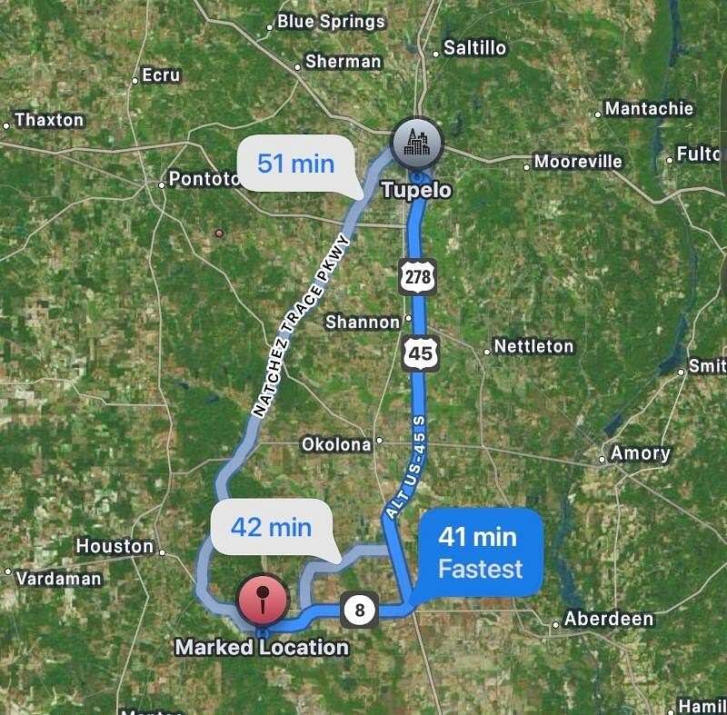 40 Acres of Recreational Land for Sale in Prairie, Mississippi