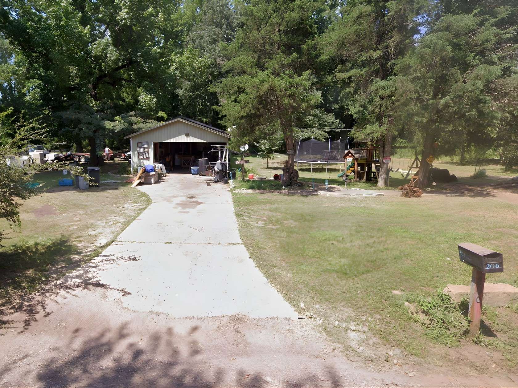 1.75 Acres of Land with Home for Sale in Queen City, Texas