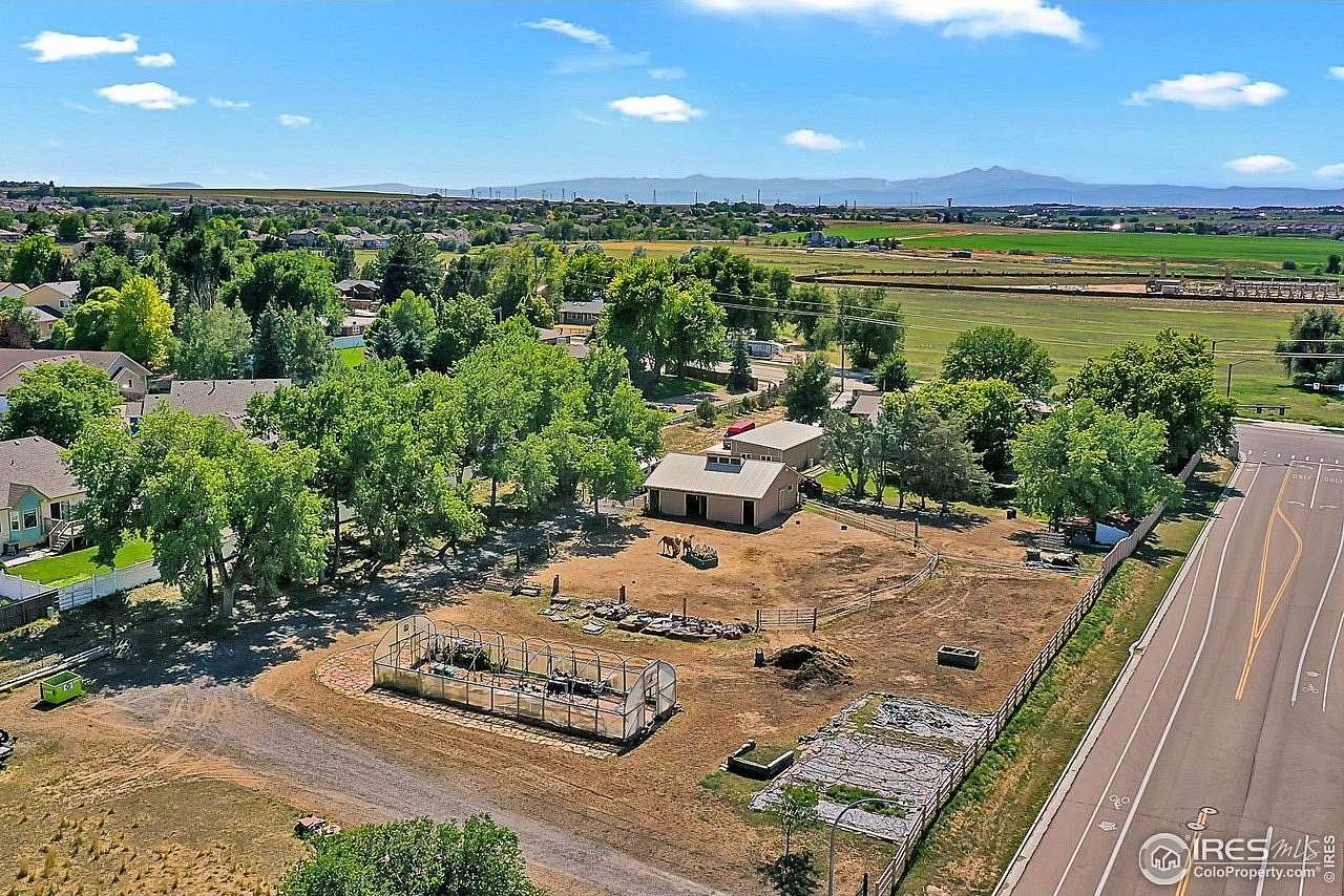 4 Acres of Land with Home for Sale in Greeley, Colorado
