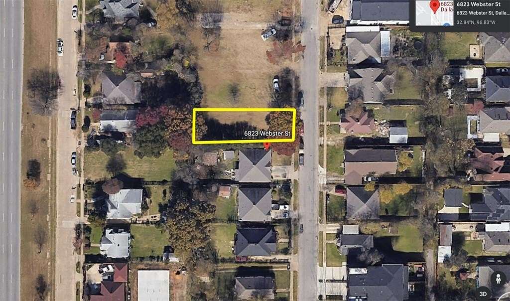 0.14 Acres of Land for Sale in Dallas, Texas