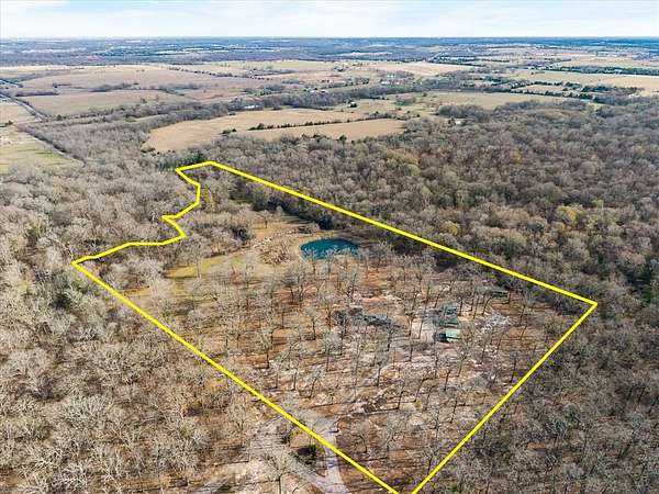 9.28 Acres of Residential Land with Home for Sale in Campbell, Texas