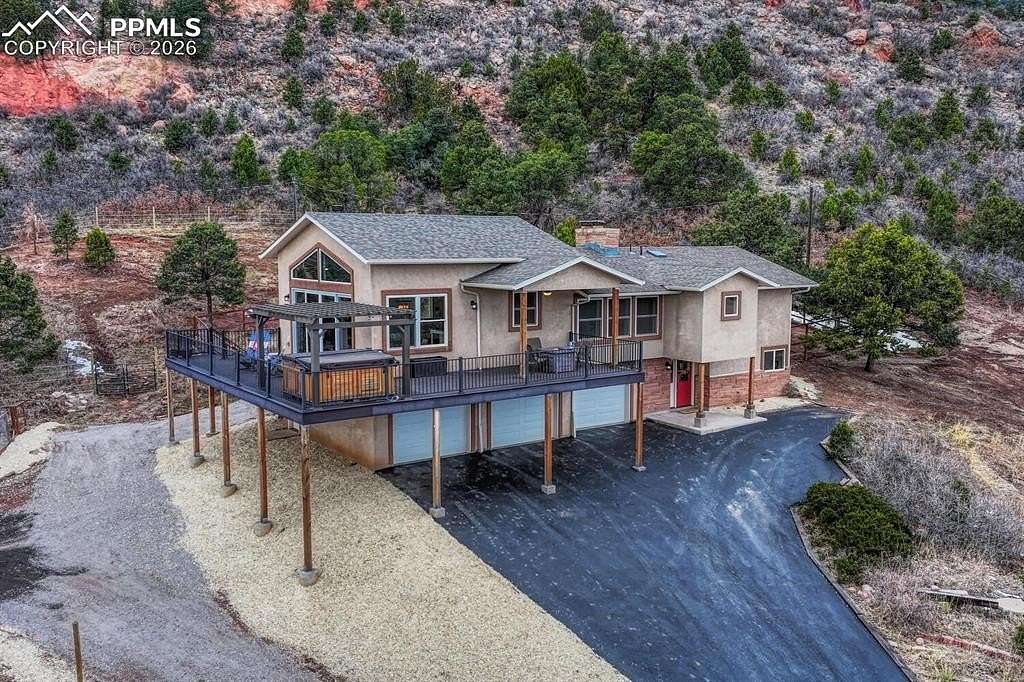 5 Acres of Land with Home for Sale in Colorado Springs, Colorado