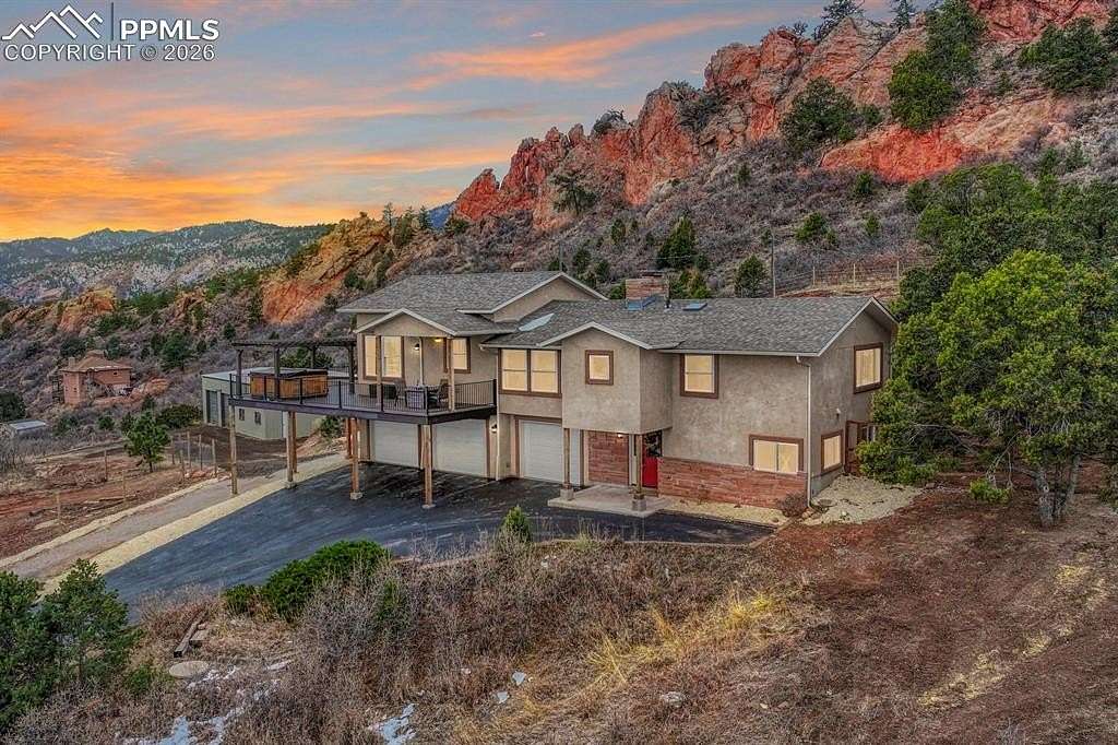 5 Acres of Land with Home for Sale in Colorado Springs, Colorado