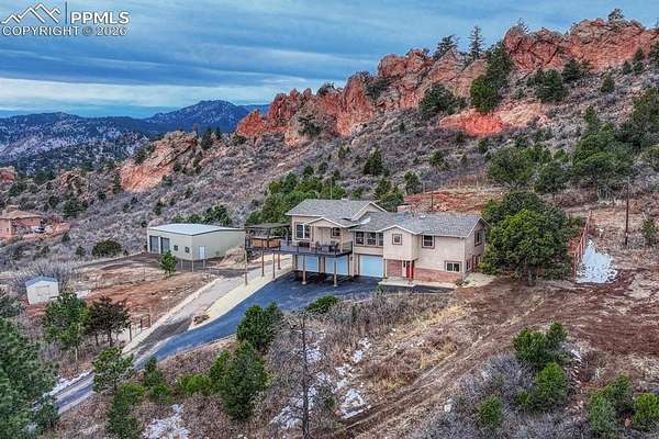 5 Acres of Residential Land with Home for Sale in Colorado Springs, Colorado