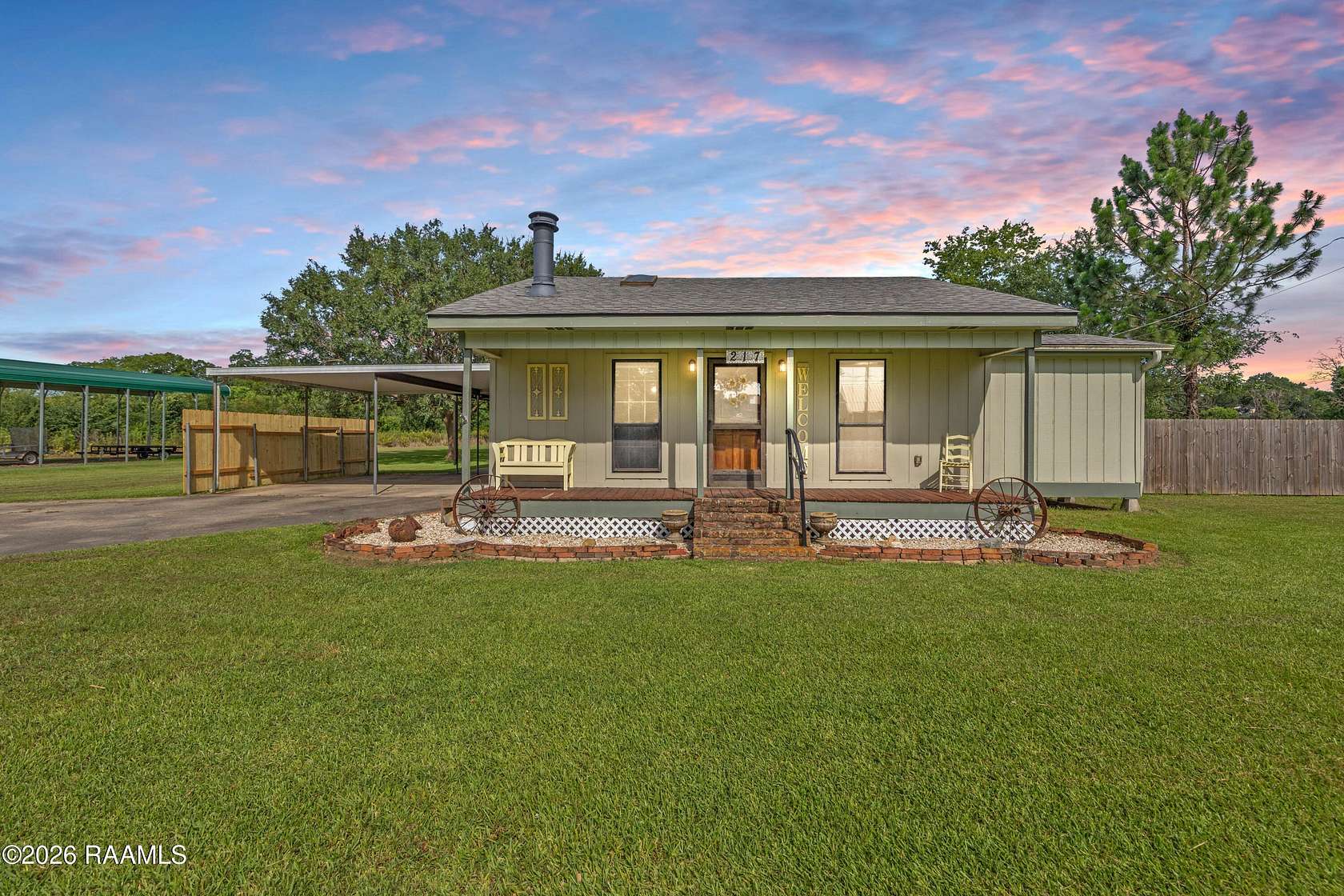 2.85 Acres of Land with Home for Sale in Carencro, Louisiana