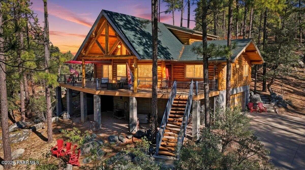 3.44 Acres of Residential Land with Home for Sale in Prescott, Arizona