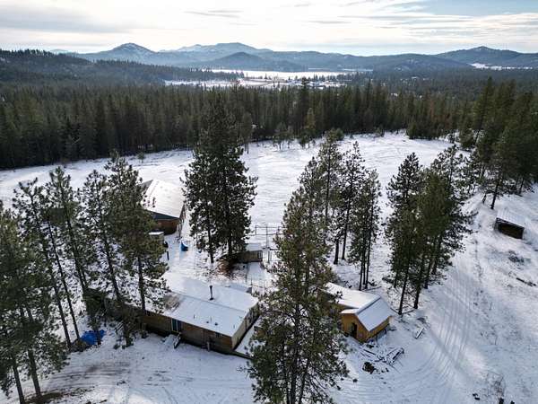 20 Acres of Land with Home for Sale in Loon Lake, Washington