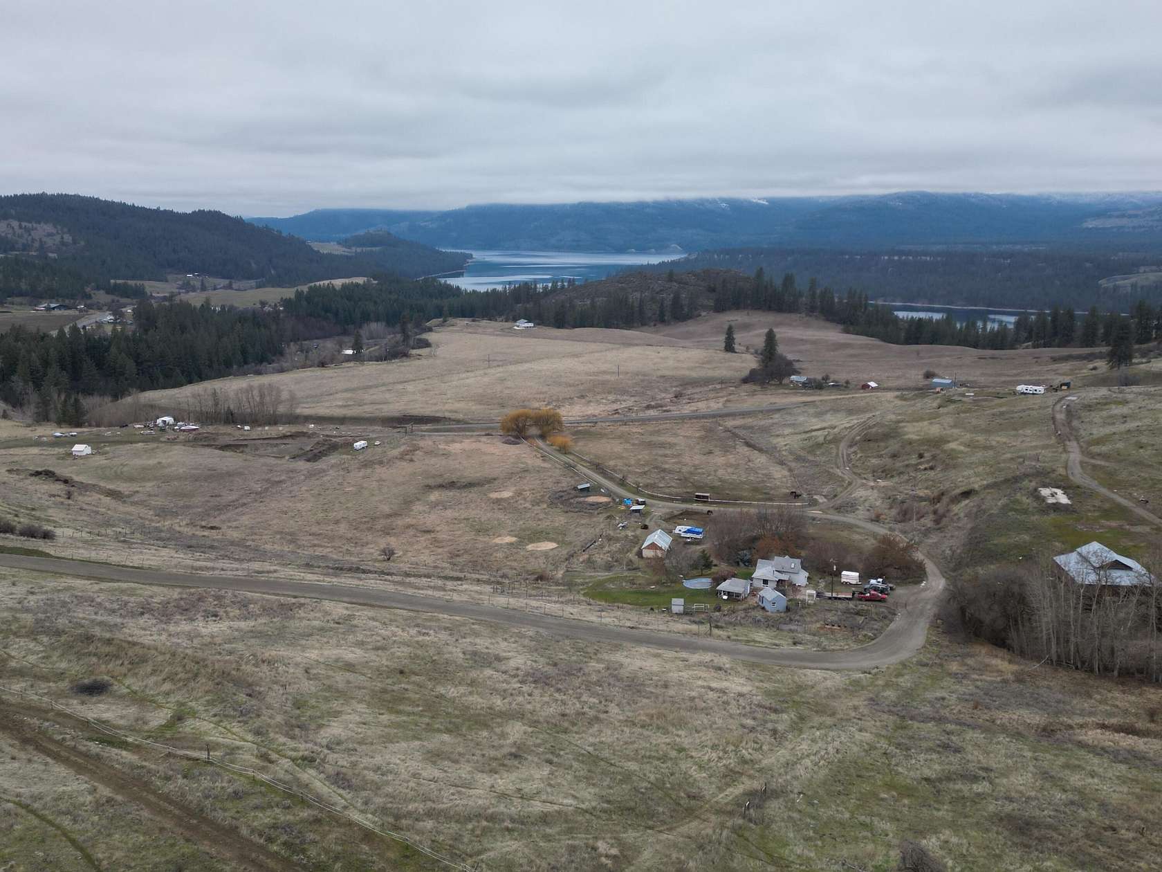 16.6 Acres of Land with Home for Sale in Hunters, Washington