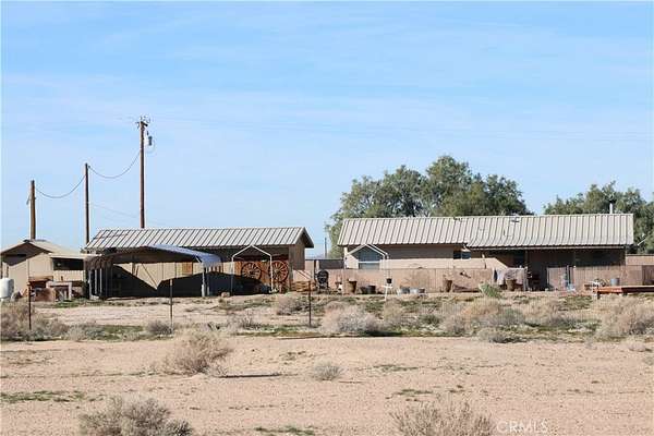 5 Acres of Residential Land with Home for Sale in Newberry Springs, California